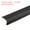 Black, variant on Uxcell 5Ft Stair Nosing, 2.5cm L Shape Staircase Step Edges Protectors, Grey