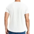 thumbnail image 2 of Hanerdun Men Solid Color T-Shirts Male Short Sleeve Crew Neck Tee White M, 2 of 6