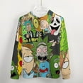 thumbnail image 5 of Rick And Morty Zip Up Hoodies Unisex Realistic 3D Print Sweatshirt Long Sleeve Hooded Jacket Coat 4XL, 5 of 8
