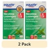 (2 pack) Equate Mini Nicotine Lozenges, 4 mg, Mint Flavor, 108 Count