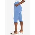 thumbnail image 3 of Jessica London Women's Plus Size Soft Ease Capri, 3 of 6