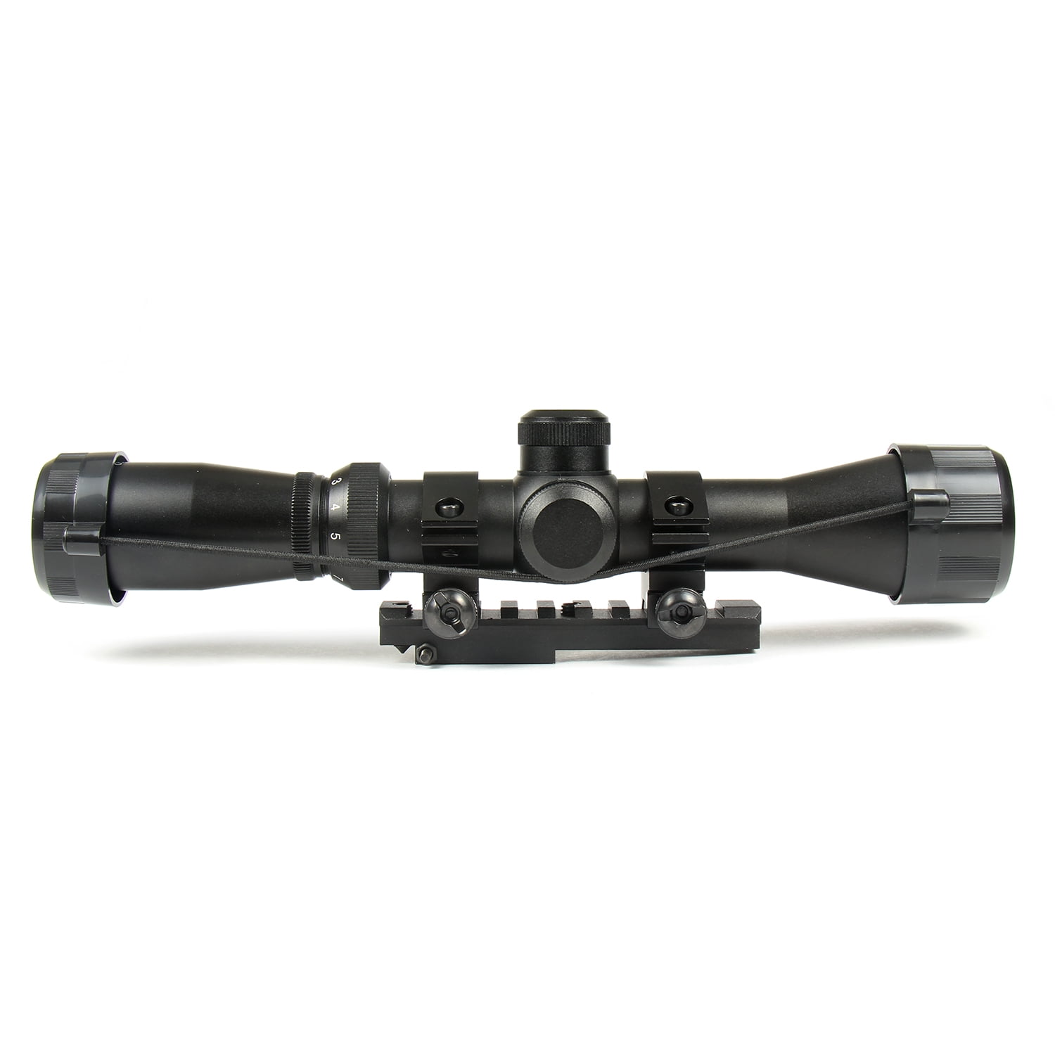 TACFUN Mosin Nagant 2-7x32 Long Eye Relief Scope + M44 M91 30 Scout Mount