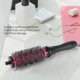 thumbnail image 3 of 6pcs 3 Sizes Detachable Handle Hair Roller Brush With Clips Curler, 3 of 5