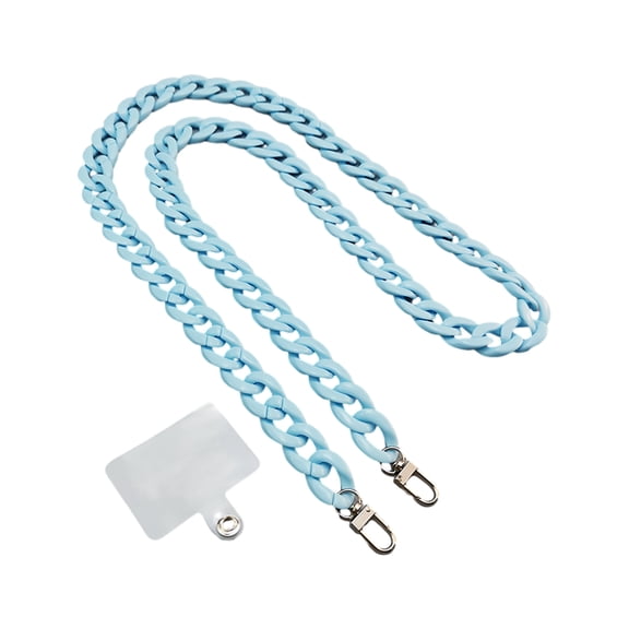 Inteprter Cadena de teléfono cruzada colgante de resina práctica y moderna manos libres con estilo regalos prácticos únicos Teléfono y Comunicación Tipo 6