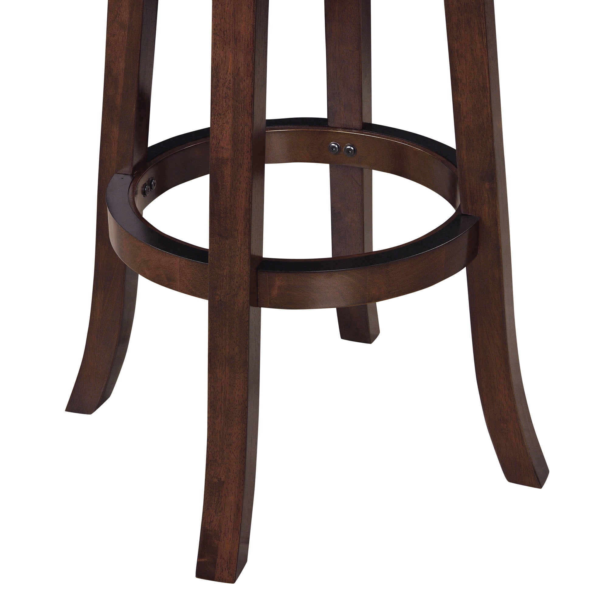 Boraam Augusta Extra Tall Bar Height Swivel Wood Kitchen Bar Stool, Cappuccino Finish