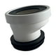 thumbnail image 1 of Inodoro de PVC de extensión de 110 reemplazo de conector de brida de inodoro con compensación de descarga completa Desplazamiento 25 cm Zulema Brida de inodoro compensada, 1 of 7