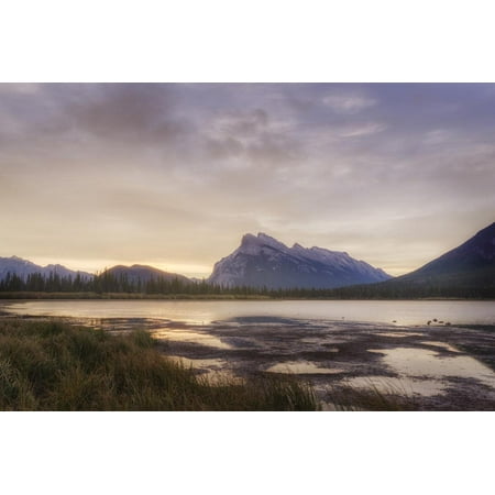 Sunrise over the Vermilion Lake, Banff National Park, UNESCO World Heritage Site, Canadian Rockies, Print Wall Art By JIA (Best Time To Visit Banff Canadian Rockies)