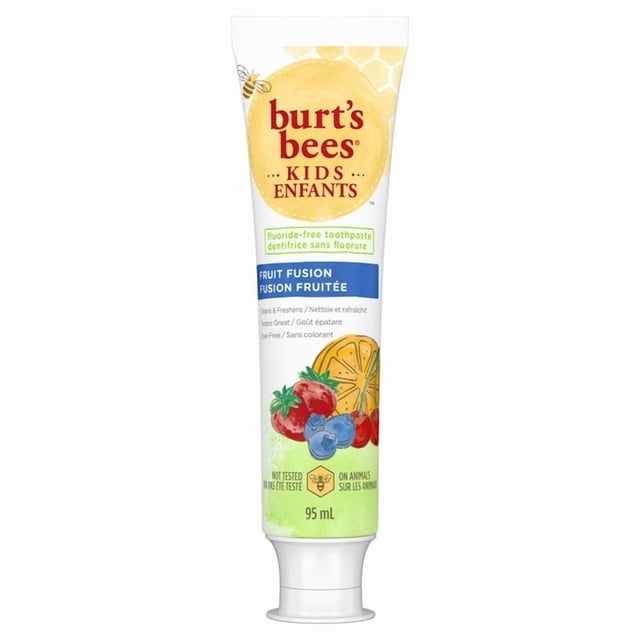 Burt's Bees Dentifrice pour Enfants, Sans Fluorure, Fusion de Fruits 95 ml