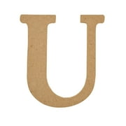 Hello Hobby 5" Wood Letter, U