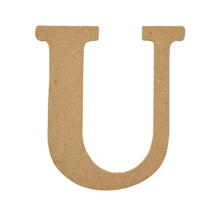 Hello Hobby 5" Wood Letter, U