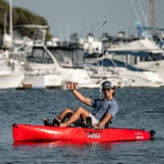 Bixpy Hobie Twist & Stow Rudder Adapter for K-1 Motor, Fits Hobie Kayaks with Twist and Stow Rudder System, No Drilling Installation, Maintains Steering Control, Includes Rudder Blade
