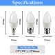 thumbnail image 3 of Lámpara de vela LED C37 de 220V, 3W-7W, E14, E27, luz blanca cálida de alto lumen, adecuada para lámpara de araña de cristal de cocina, 6 unidades por lote, 3 of 4