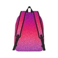thumbnail image 2 of Yiaed Light Purple Glitter Print Backpack, Premium Laptop Backpack, Travel Backpack for Women, Lightweight Backpacks, Comfortable Back Pack-Medium, 2 of 7