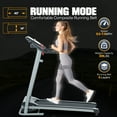 thumbnail image 4 of Aukfa Folding Treadmills for Home, 2.5 HP Running Machine Treadmill, 265 lbs Capacity, Silver, 4 of 6