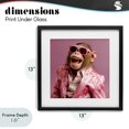 thumbnail image 4 of Stupell Industries Eclectic Hipster Monkey in Suit Black Framed Print Under Glass, 13 x 13, by Roozbeh, 4 of 8