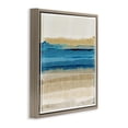 thumbnail image 3 of Stupell Industries Coastal Blue Daze Abstraction Brown Floating Frame Canvas Art, 25 x 25, by Flora Kouta, 3 of 8