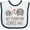 White and Navy, variant on Inktastic My Pawpaw Loves Me Grandchild Boys or Girls Baby Bib