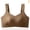 c01Brown, variant on Womens Bras Full Coverage Push Up Large Bust Shaping Bra Wireless Soft Comfy Wide Shoulder Bralettes for Women Beige XXXL