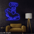 thumbnail image 2 of Glowneon Bakery Chef Wall Art Led Light, Cake Bakery Neon Decoration, 2 of 5