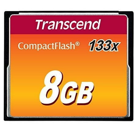 Lot of 10 Transcend Compact Flash 8GB 133x CF Memory Card TS8GCF133