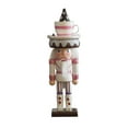 thumbnail image 5 of Christmas Nutcracker Ornament Crafts Puppet for Christmas Party Home Desktop White, 5 of 8