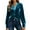 Light Blue, variant on Posijego Women's Velvet Cardigans Button down Velour Long Sleeve Vintage Casual Shirts Spring Outerwear Jackets