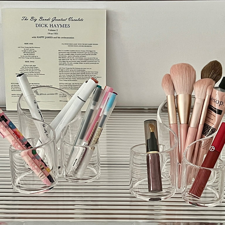 Acrylic Transparent Cosmetic Holder Makeup Brushes Tool Storage