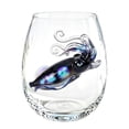 thumbnail image 2 of Artisanal Blue Ringed Octopus Glassware,2D Octopuses Stemless Wine Glasses, Handcrafted Marine Animal Bar Glass, Home Decor Gift for Coastal Lovers (Cuttlefish), 2 of 5
