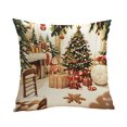 thumbnail image 2 of Xihbxyly Ofertas Relámpago de Hoy Liquidación de Almacén Fundamental Almohada Navideña Nueva Funda de Almohada de Decoración Navideña para El Hogar, 2 of 6