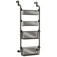 thumbnail image 2 of Sensch 4-Tier Over the Door Pantry Rack Baskets Organizer, Black, 2 of 6