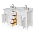 thumbnail image 7 of Ariel D061d-Vo Kensington 61" Free Standing Double Basin Vanity Set - Grey, 7 of 7