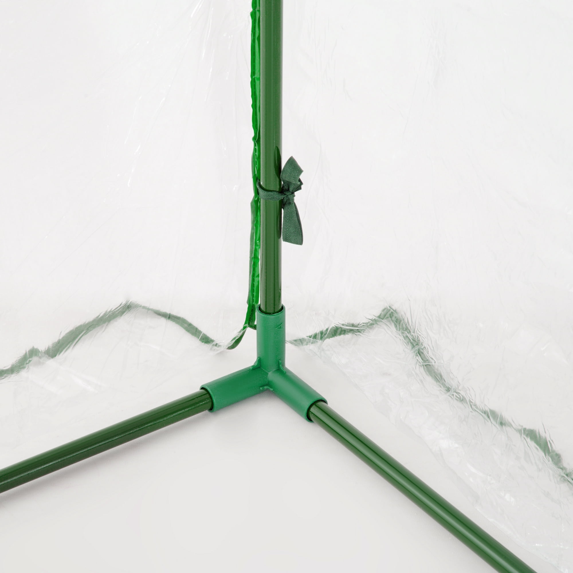 Outsunny Portable Mini Greenhouse with 4 Zippered Doors, PVC Cover, Green