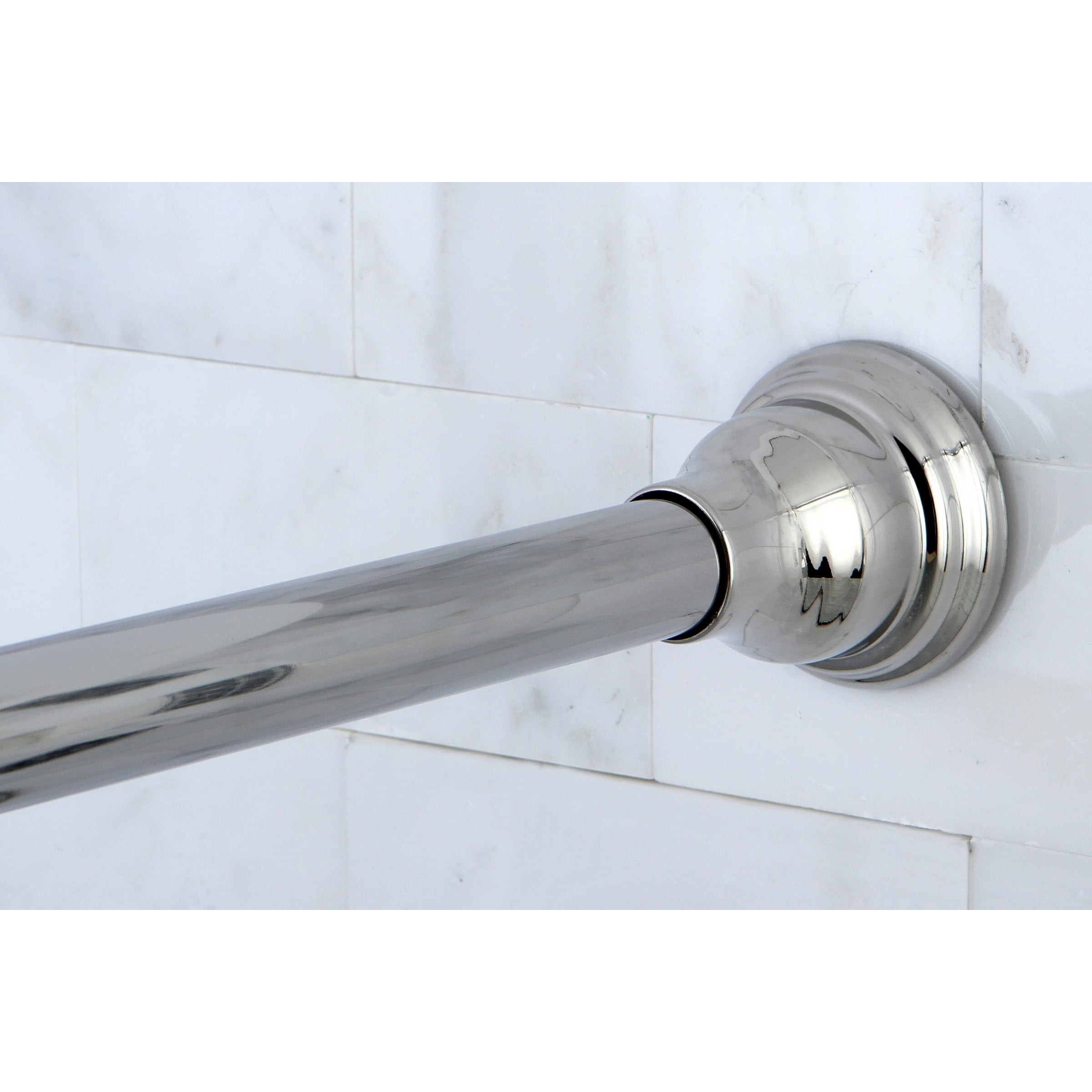 Kingston Brass Chrome Adjustable Shower Curtain Rod
