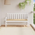 thumbnail image 3 of Cojín VidaXL para banco de jardín, antideslizante, color beige, 150 x 50 x 7 cm, 3 of 8