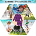 Black Cat Pattern Purple Boys' Bathing Suit UPF 50+ Boys' Rash Guard ...