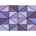 thumbnail image 1 of Ahgly Company Machine Washable Indoor Rectangle Transitional Bright Lilac Purple Area Rugs, 2' x 3', 1 of 7