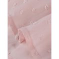 thumbnail image 6 of INSPIRE CHIC Women's Ruffle Peplum Square Neck Flare Short Sleeve Crop Smocked Blouse XL Pink, 6 of 7