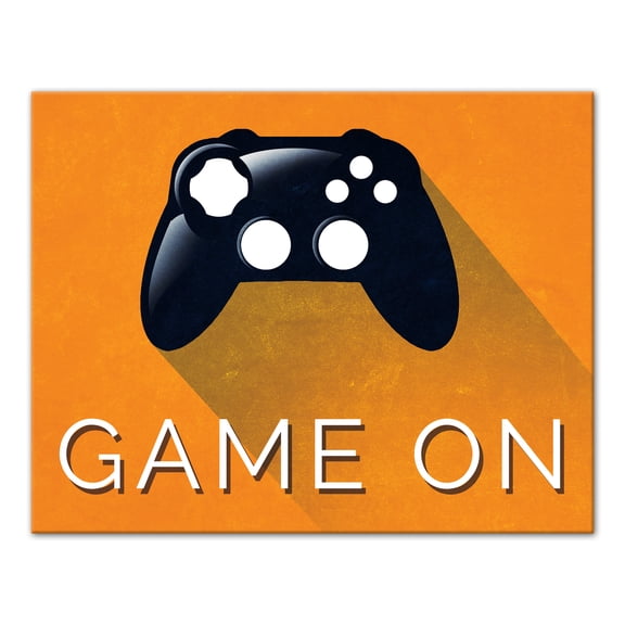 Creative Products Game On Orange 11x14 Canvas Wall Art