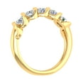 thumbnail image 2 of 1 Carat (ctw) Channel Set 5-Stone Diamond Wedding Band Ring in 10K Yellow Gold (Ring Size 11), 2 of 6