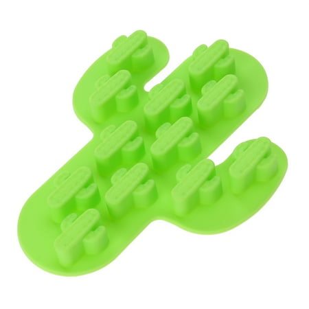 

Rosarivae 12 Grid Silicone Mold Cactus Shaped Cake Decorating Tool Dessert Chocolate Fondant Mold Baking Tools