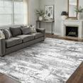 thumbnail image 4 of BERTHMEER 5'x7' Area Rugs for Living Room Bedroom Dining Room Office Farmhouse Abstract Modern Rugs Machine Washable non-slip Rugs,Gray, 4 of 9
