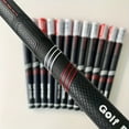 thumbnail image 4 of 13 Pcs Poignées de Golf CP2 Pro / Enveloppe en Caoutchouc Antidérapante, Standard/taille Moyenne/jumbo, Noir avec Rayures Rouges / Entrepôt US, Expédition Rapide Gratuite 6 Pcs Rouge Taille Moyenne, 4 of 6