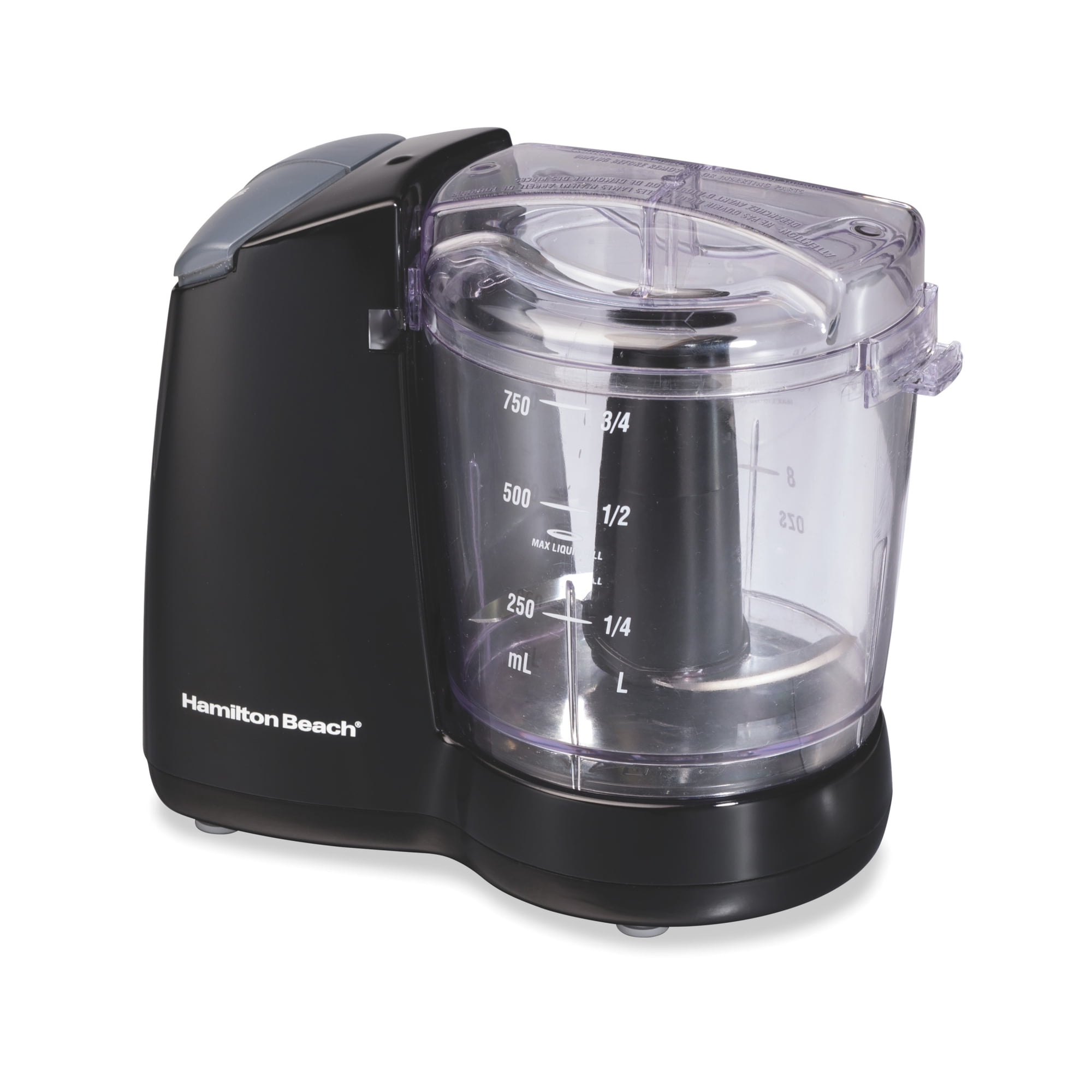 Hamilton Beach Fresh Chop, Food Chopper and Mini Food Processor, 3-Cup, Black