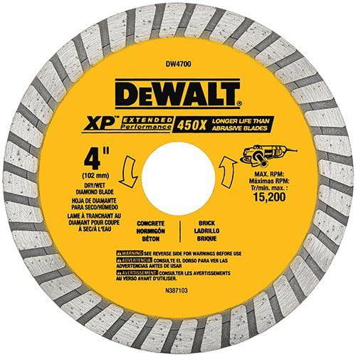 #7 Dewalt DW4702 Dry/Wet Diamond Cut Blade 