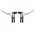 thumbnail image 2 of Ymiko Bike Brake Lever, Black Silver/Black Red/All Black Aluminium Alloy Brake Lever, Mountain Bike Brake Handlebar For Cycling Riding Most Bike Models, 2 of 8