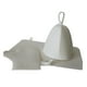 thumbnail image 3 of 3 uds Sauna sombrero estera guante accesorios de baño Anti calor casa de baño reutilizable blanco Cola Kits de sauna, 3 of 7