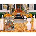 thumbnail image 5 of Decorative Thanksgiving Pumpkin Garden Flag 12 X 18 Doule-Sided Welcome Yard Flag Fall Thanksgiving Banners Garden Yard Decorations, Seasonal Outdoor Flag, 5 of 6