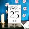 thumbnail image 2 of White31 Pieces Wedding Table Numbers Cardss 1-30 Double Sided 4x6 inch Table Numbers for Wedding Reception/Party/Event, 2 of 3