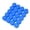 Blue, variant on Walbest 20pcs Universal 19mm Wheel Lug Nut Covers Caps Screw Protector (Blue)