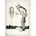 thumbnail image 2 of William Heath Robinson 14x18 Gold Ornate Wood Frame and Double Matted Museum Art Print Titled - ‘Hitherto I Have Performed it Myself’; Six Dead Secrets, Topsy-Turvy Tales (circa 1923), 2 of 4